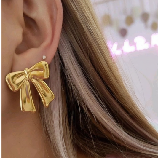Luxe Bow Studs