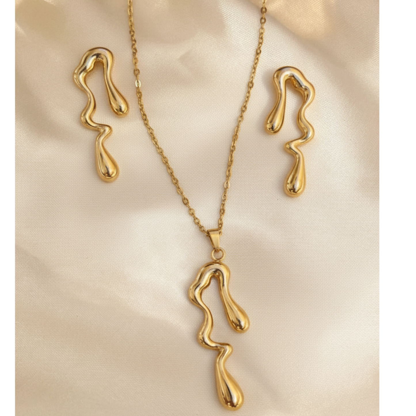 Golden Water Drop Set