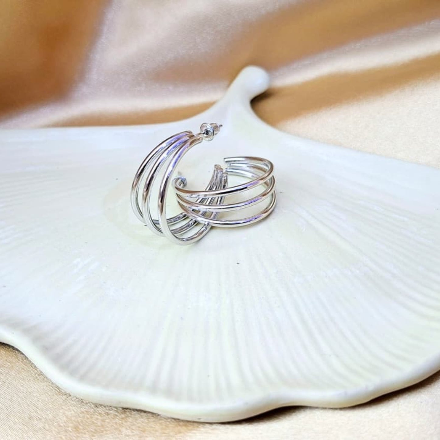 Beloved Silver Hoops