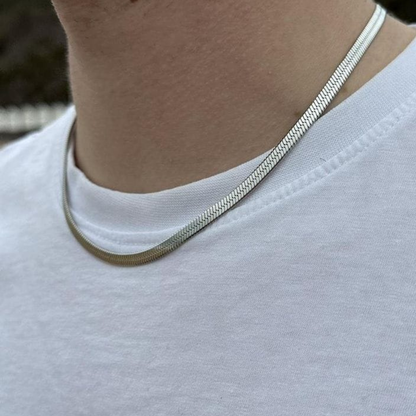 silver snake chain