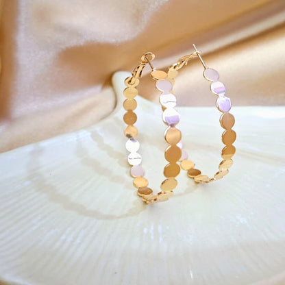 Gold Halo Hoops