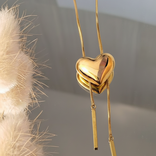 Resizable heart pendant