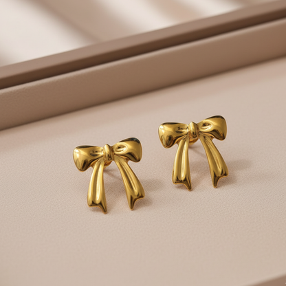 Luxe Bow Studs