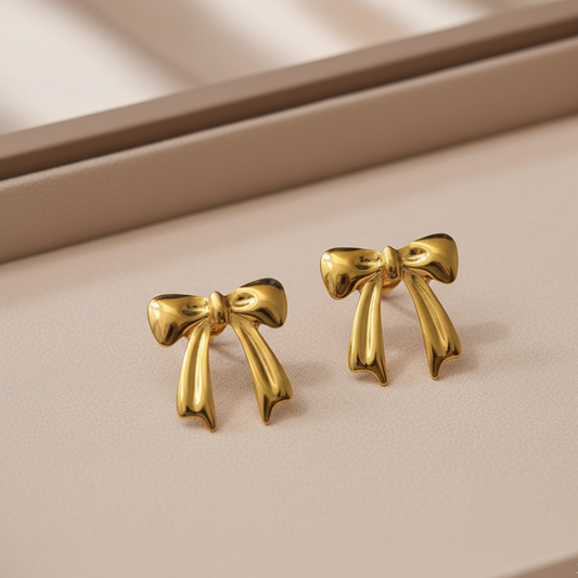 Luxe Bow Studs