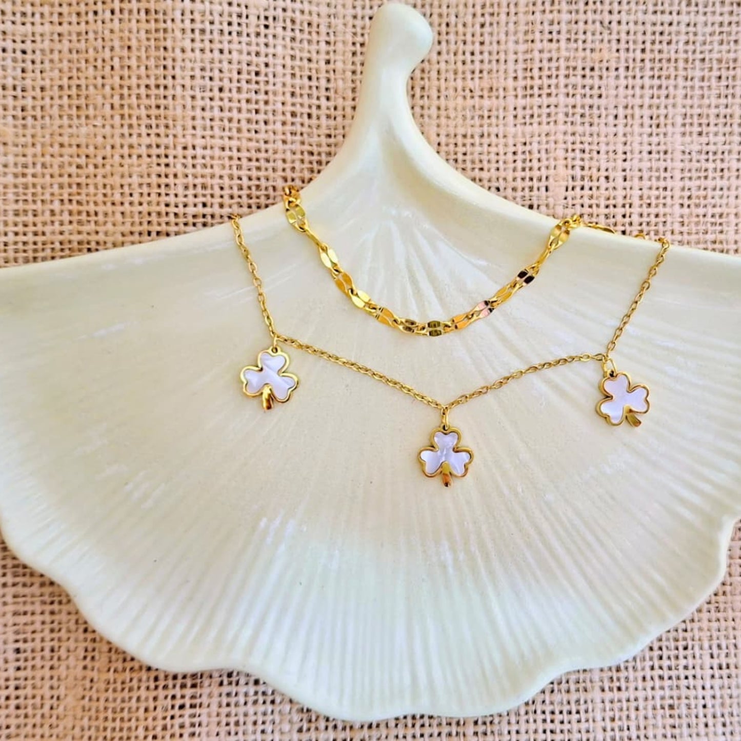 Luna Charm 2 Layer Bracelet