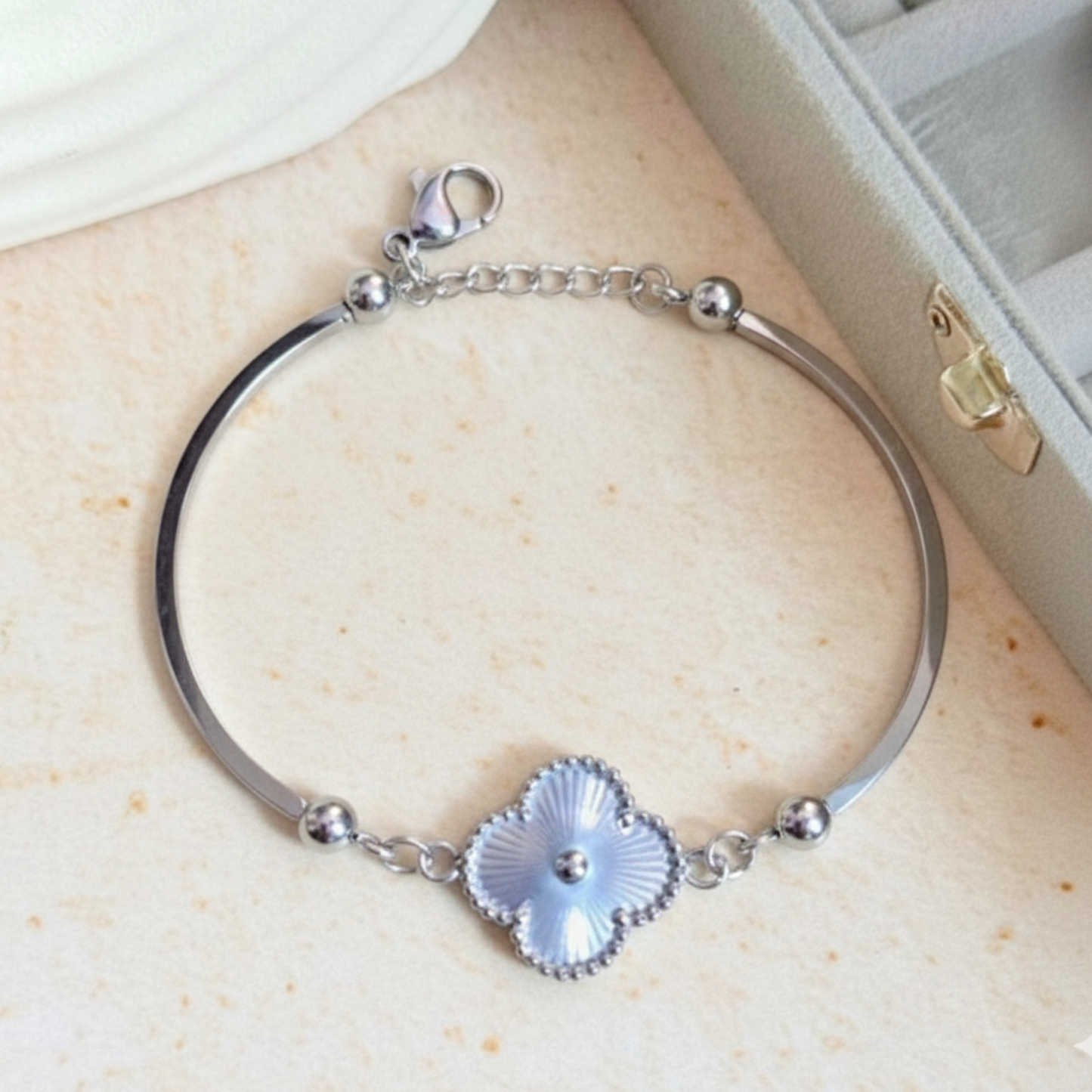 Clover Silver Bracelet