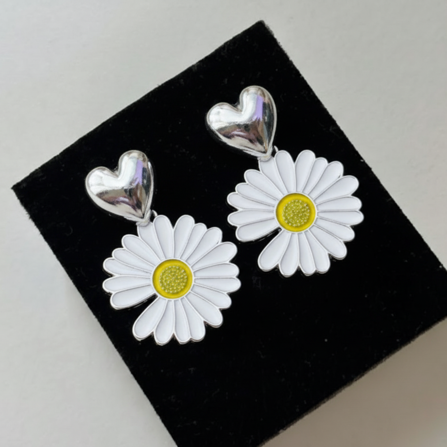 Silver Petal Glow Drops